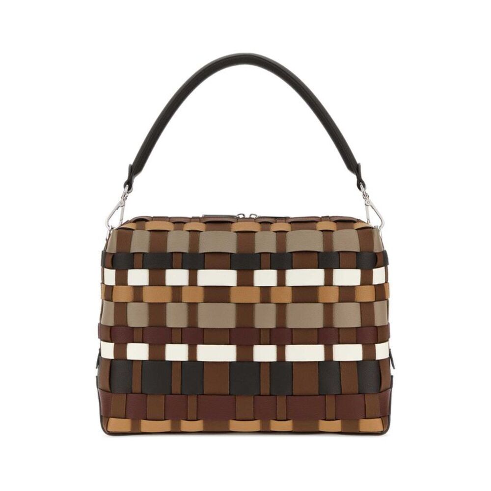 Fendi Men Multicolor Leather Large Fendi Lui Shopping Bag